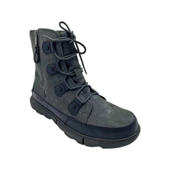 Sorel Other - Sorel Men's Explorer Boot Dual Zip Waterproof Ankle Boot Black/Jet - Medium